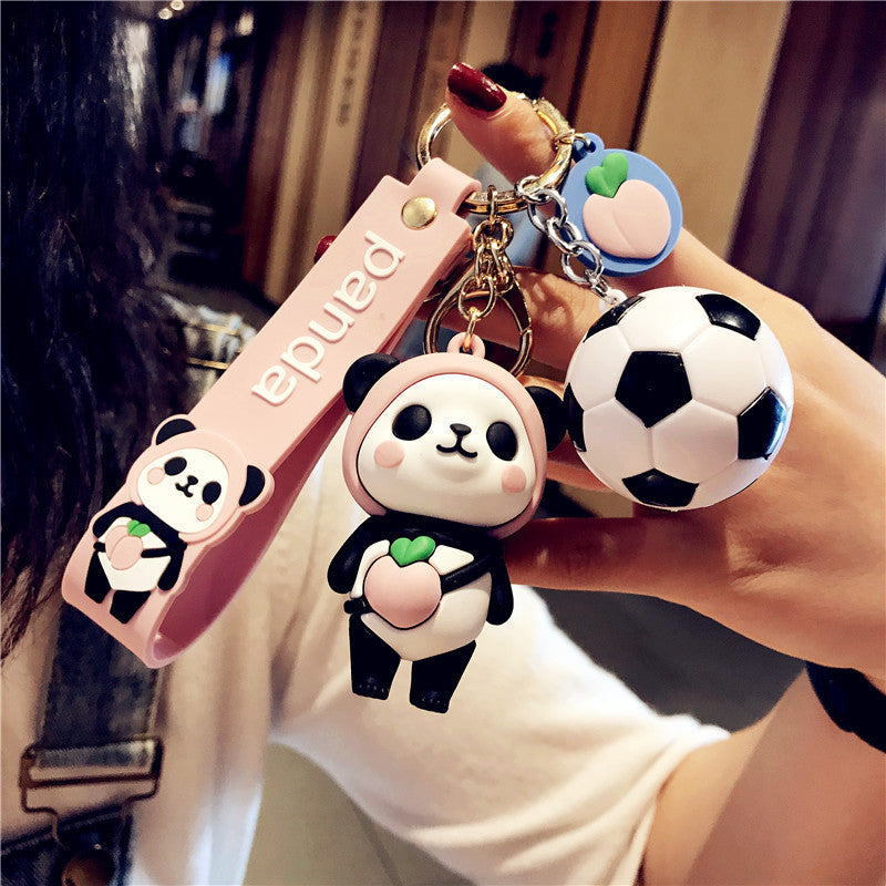 Wholesale Football Cubs PVC Keychains